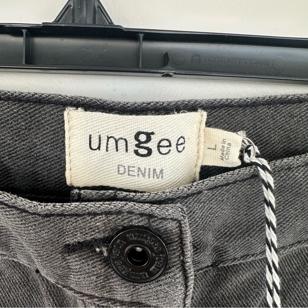 NWT Umgee Women's Gray Button-Front Skirt Size Large - Picture 4 of 9